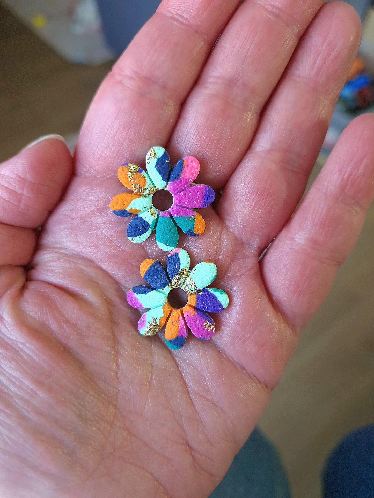 Pampilles "Éclats de printemps" 🌼✨️💐(sans créoles).