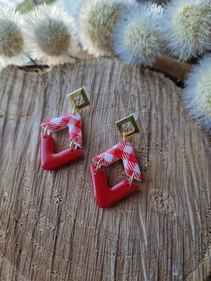 Boucles "Laurina" Vichy ❤️