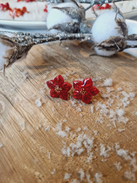 Petites puces "Fleurs de Noël "
