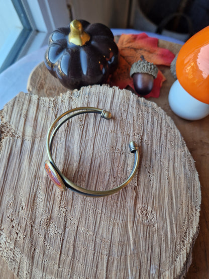 Bracelet jonc "Couleurs d'automne 🍁🦊🍂🐿"