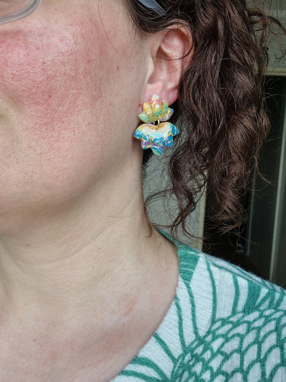 Boucles "Fleur de Lotus 🪷"