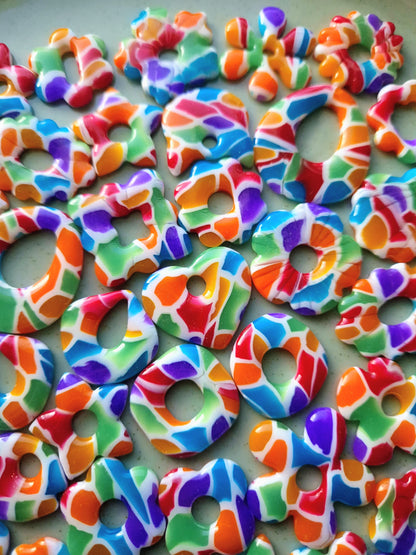 Pampilles "Bonbons acidulés 🍭" (sans créoles) finition brillante.