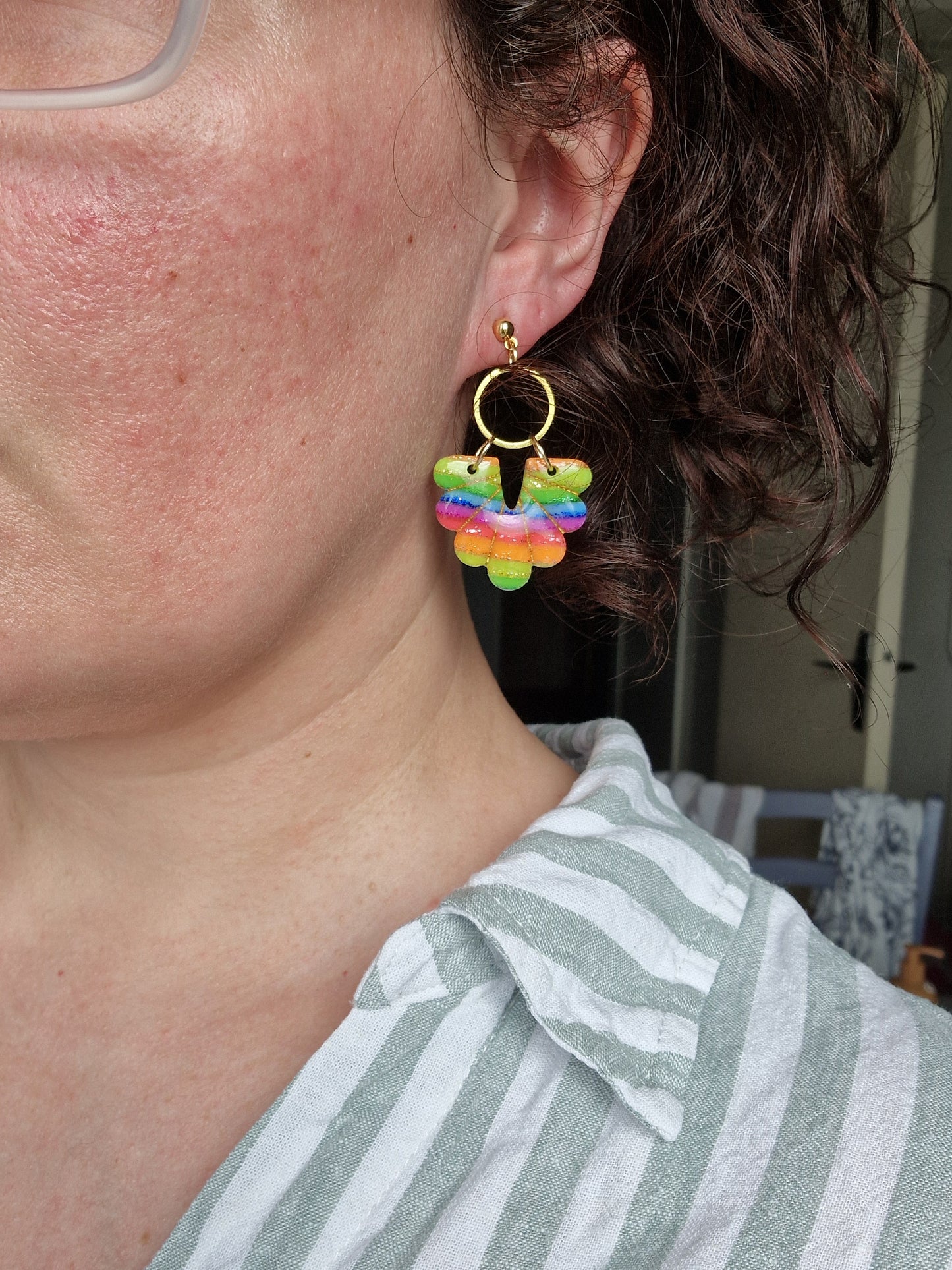 Boucles "Lilia" 🌈