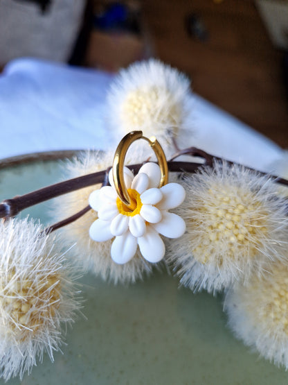 Pampilles "Pâquerettes 🌼" (sans créoles).