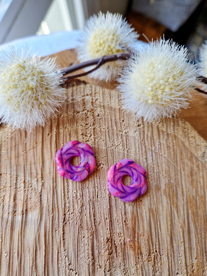 Pampilles "Roses 🌹" (Sans créoles).