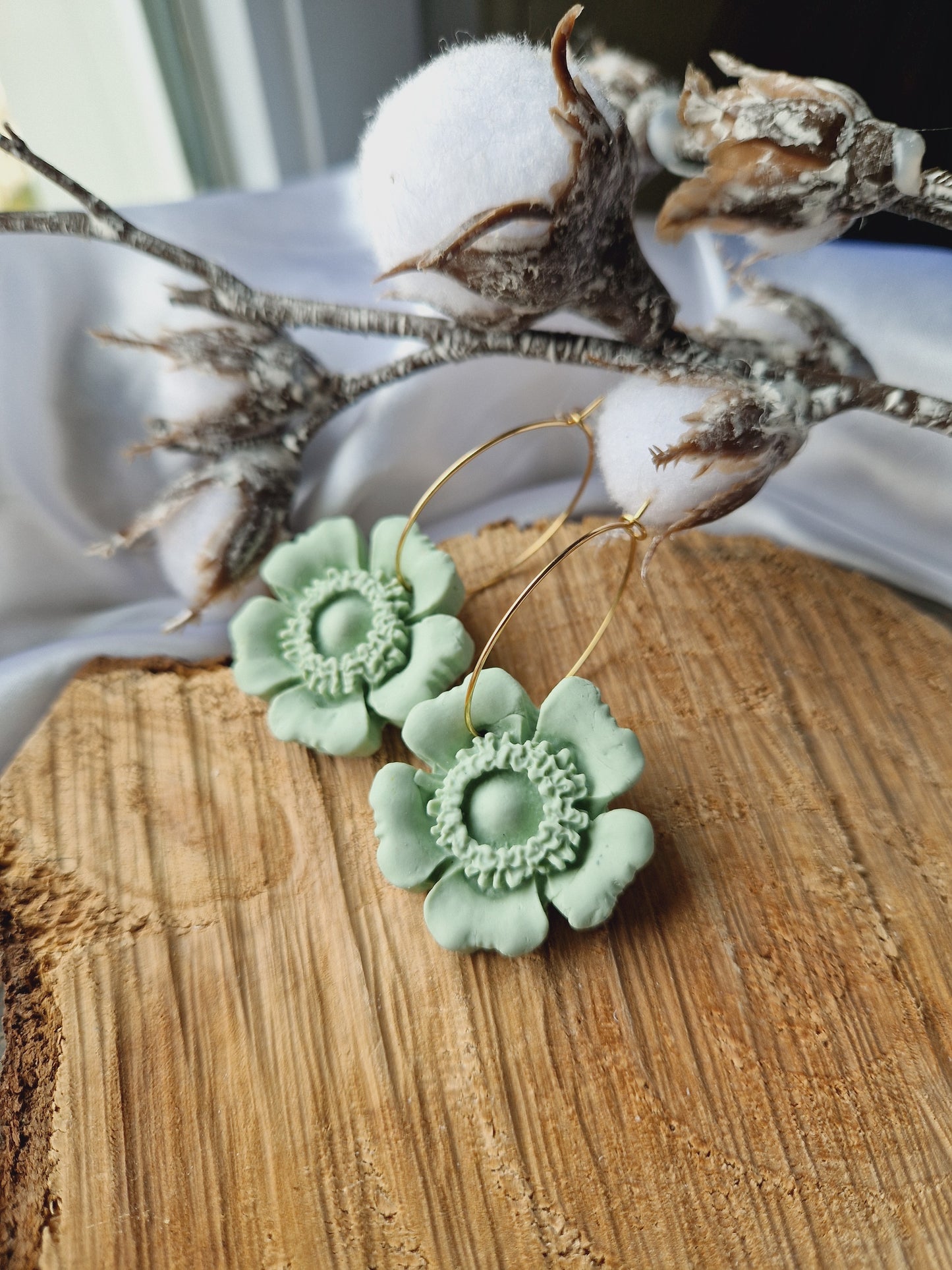 Boucles "Anémone"