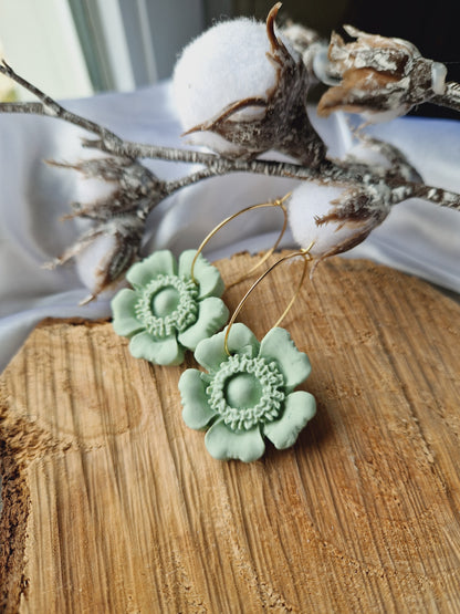 Boucles "Anémone"