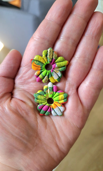 Pampilles "Tropical Summer 🌺🦜" (vendues sans créoles).