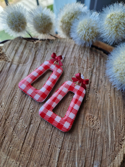 Boucles "Sophia" Vichy ❤️🎀
