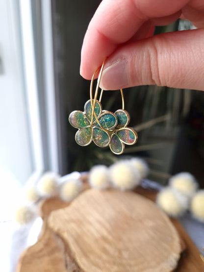Boucles "Flora" 🌸