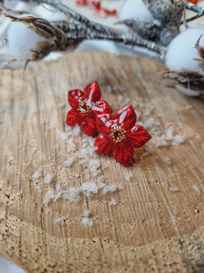 Puces moyennes "Fleur de Noël"