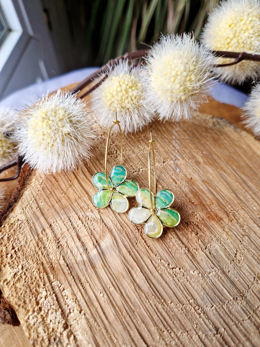 Boucles "Flora 🌸 "