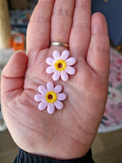 Pampilles "Pâquerettes 🌼" (sans créoles).