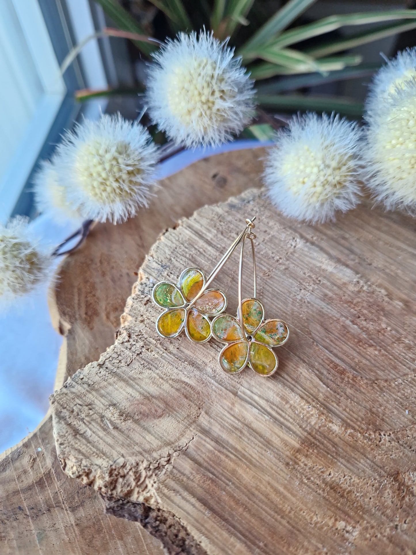 Les boucles "Flora" 🍊🍋🍋‍🟩
