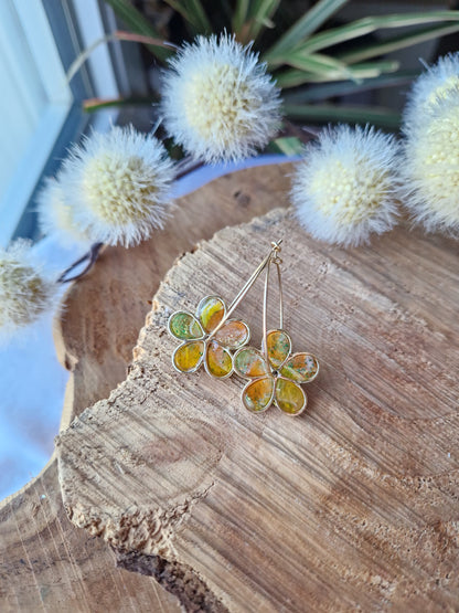 Les boucles "Flora" 🍊🍋🍋‍🟩