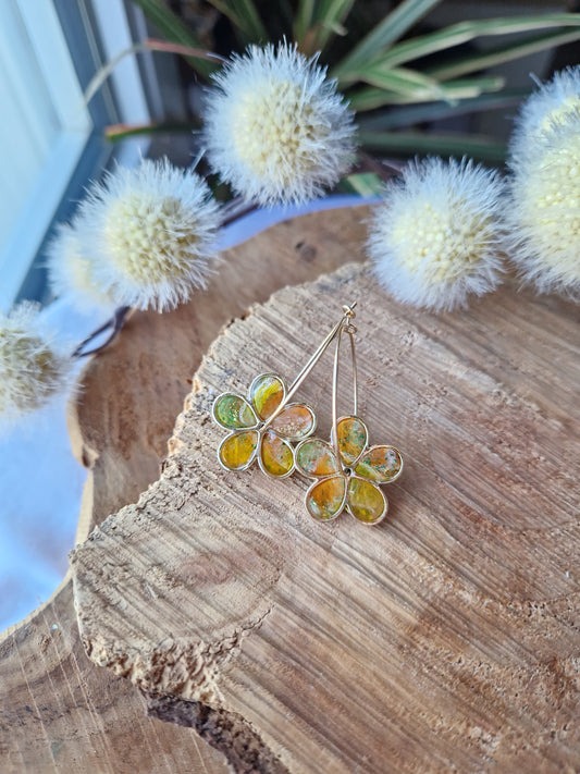 Les boucles "Flora" 🍊🍋🍋‍🟩