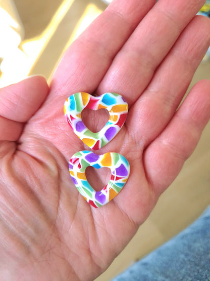 Pampilles "Bonbons acidulés 🍭" (sans créoles) finition brillante.