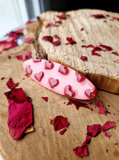 Barrette "Cœurs ❤️🩷"