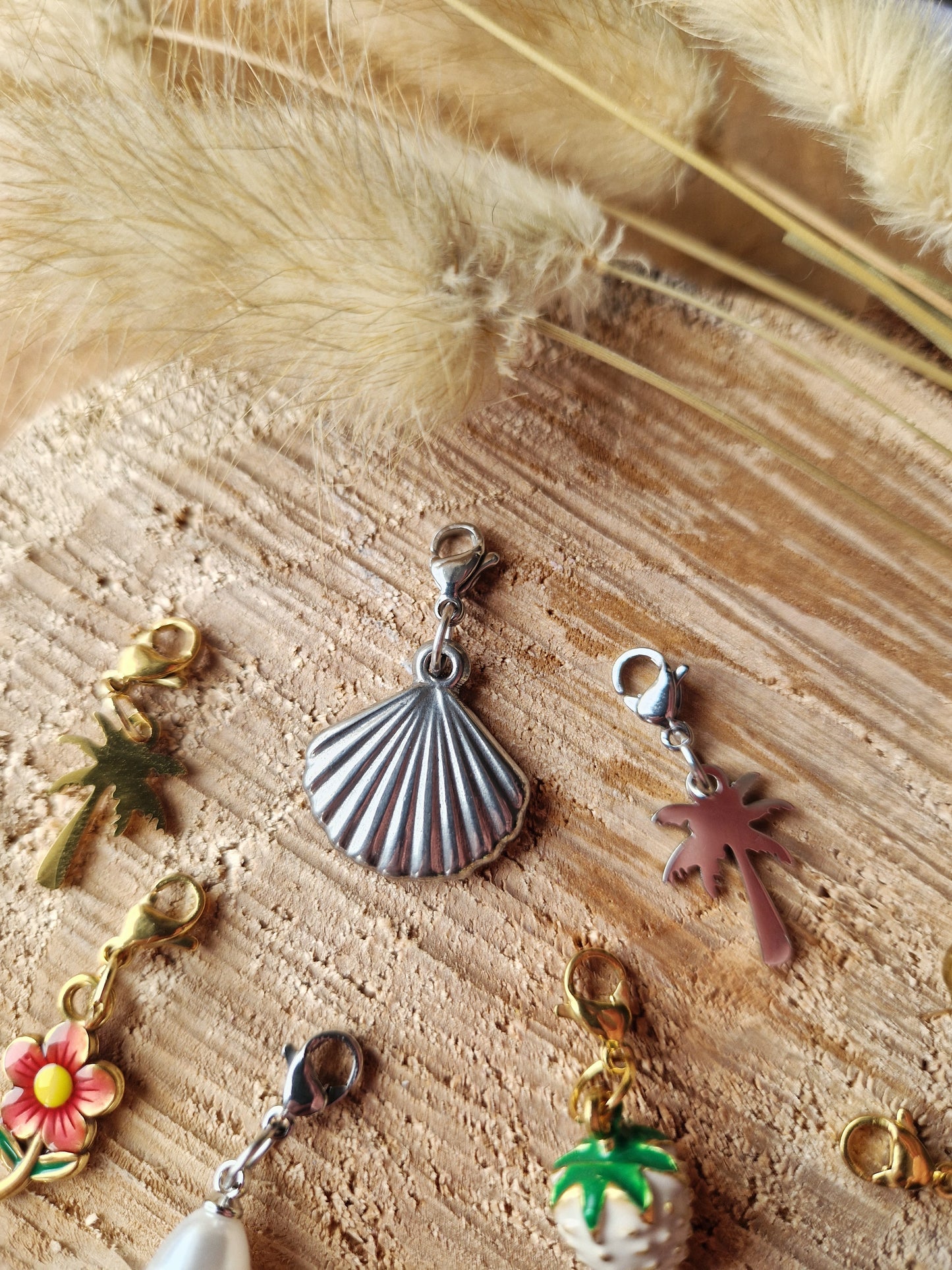 Charms breloque printemps / été 🐞🐝🐚🌸