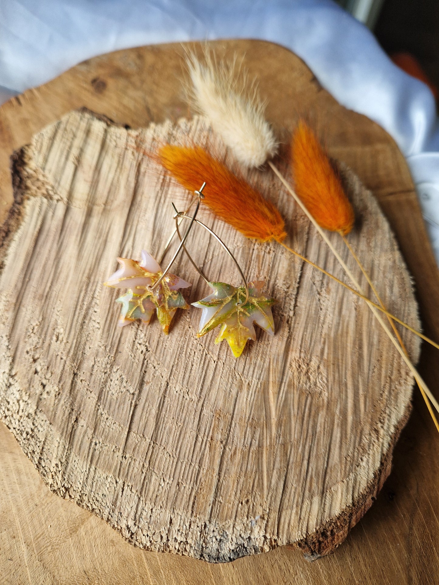 Boucles "Feuilles" 🍁