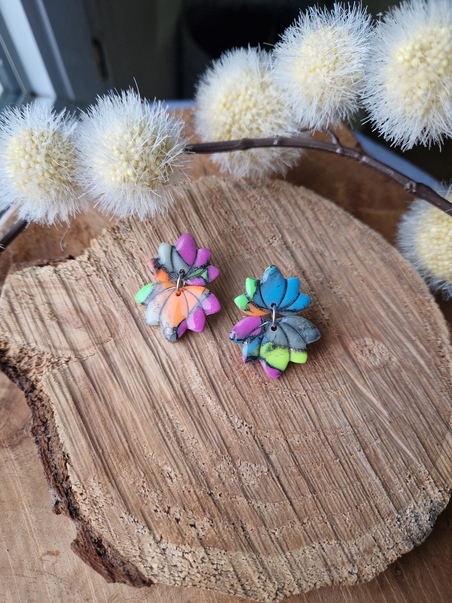 Boucles "Fleurs de Lotus 🪷"