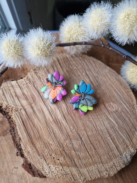 Boucles "Fleurs de Lotus 🪷"