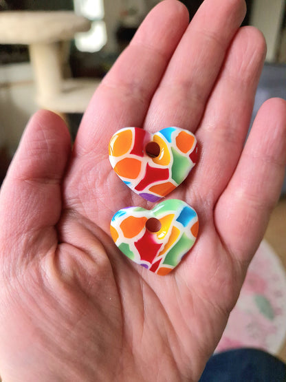 Pampilles "Bonbons acidulés 🍭" (sans créoles) finition brillante.