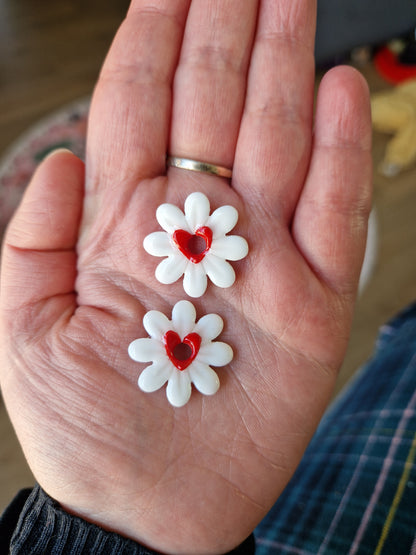 Pampilles "Pâquerettes 🌼" (sans créoles).