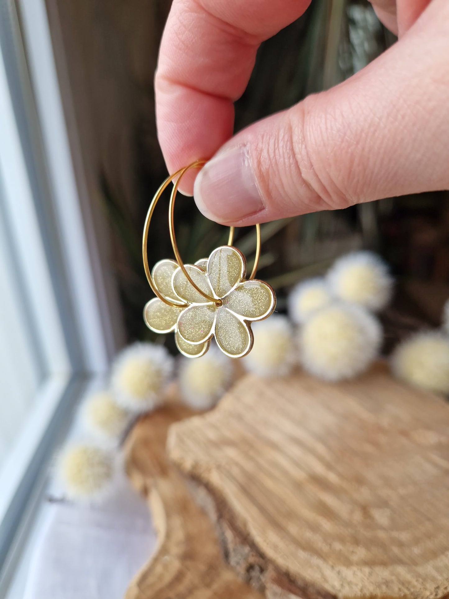Les boucles "Flora 🌸" (réservées à Lucie)