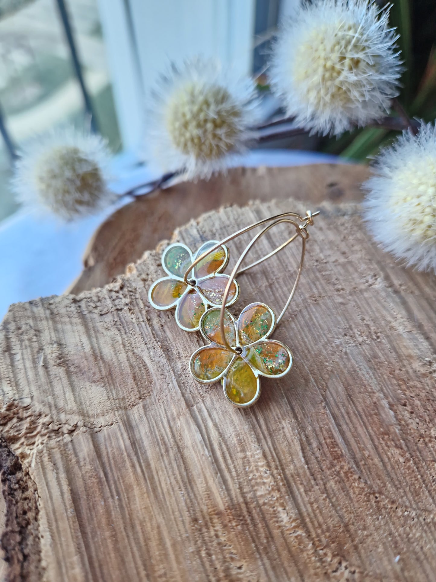 Les boucles "Flora" 🍊🍋🍋‍🟩