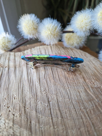 Barrette "Néon & Black "