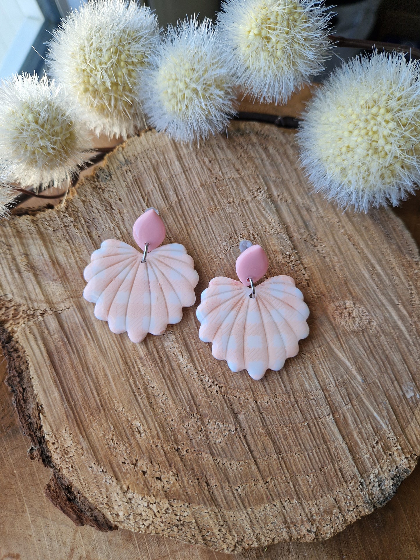 Boucles "Olia" Vichy 🩷
