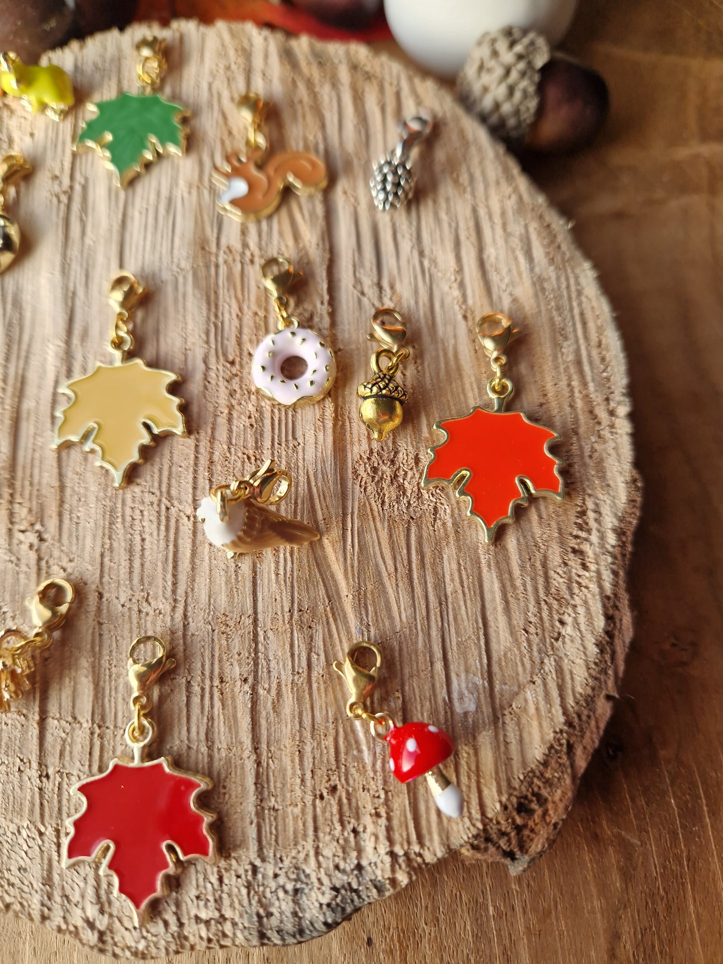 Charms breloques automne 🍁🍂🐿🦊🦔.