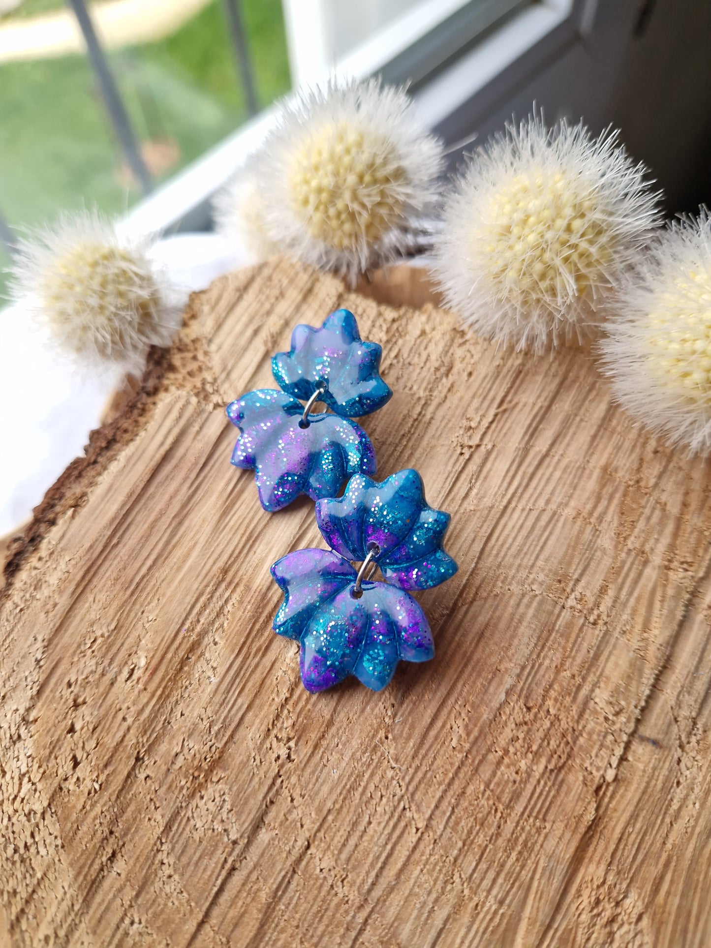 Boucles "Fleur de Lotus 🪷"
