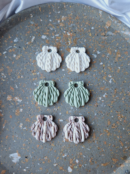 Pampilles effet mailles 🧶 mates.(sans créoles).