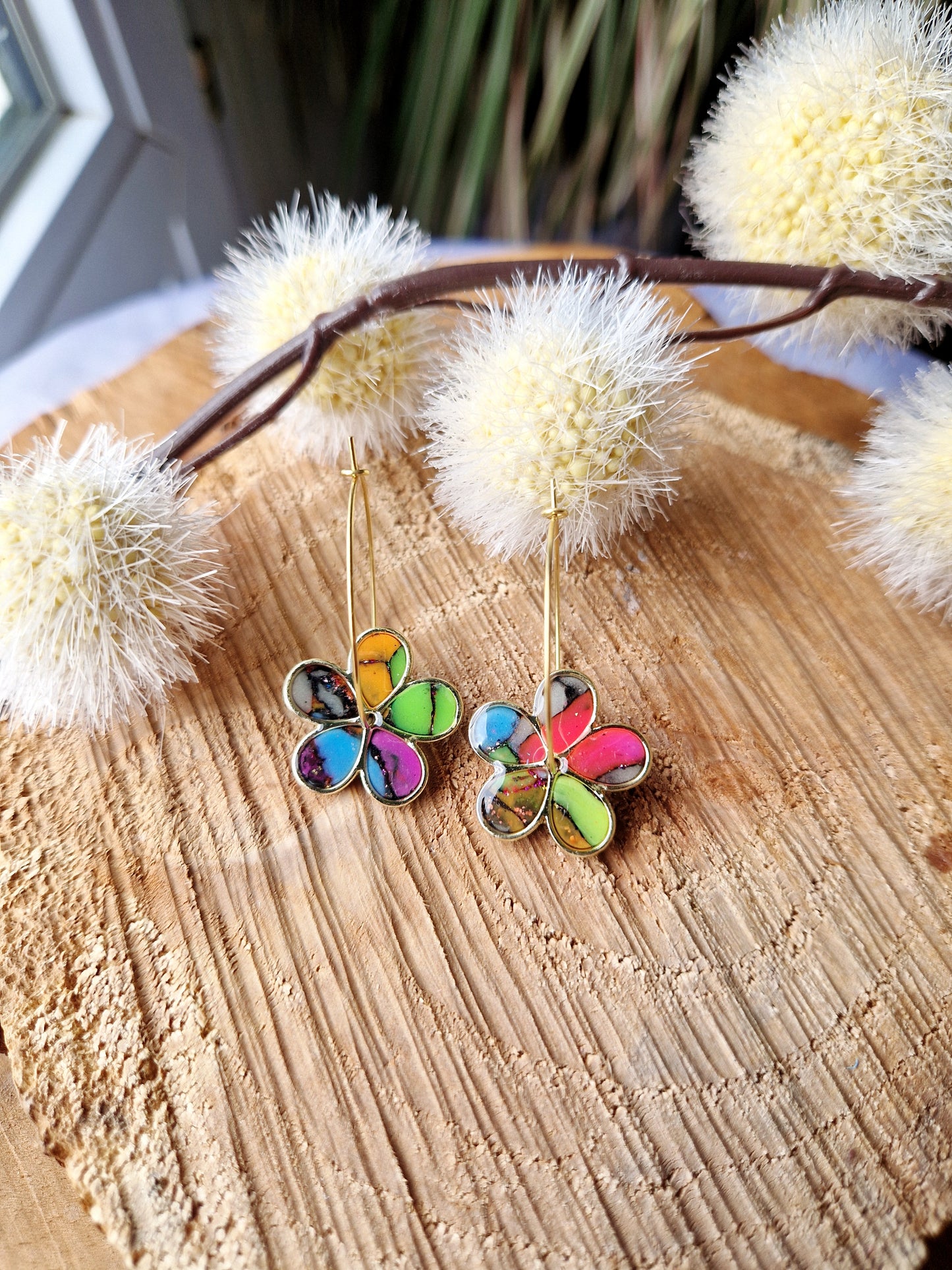 Boucles "Flora 🌸 "