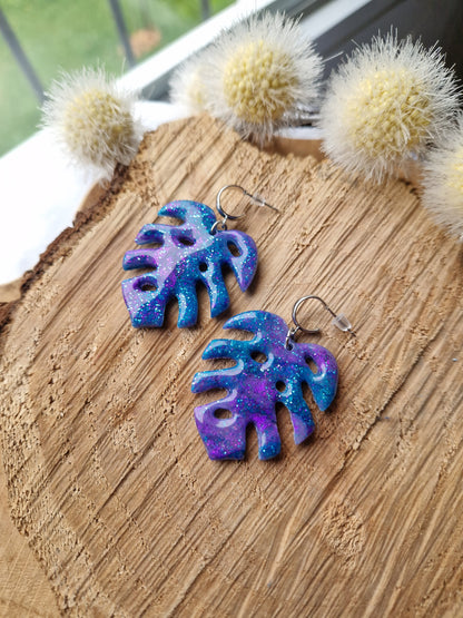 Boucles "Monstera"