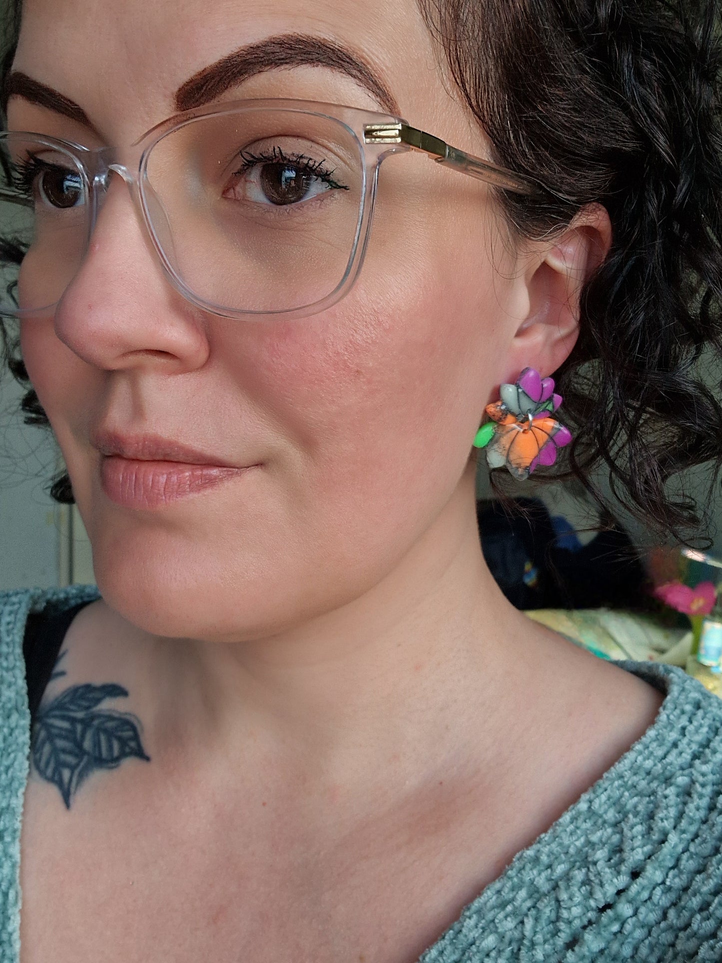 Boucles "Fleurs de Lotus 🪷"