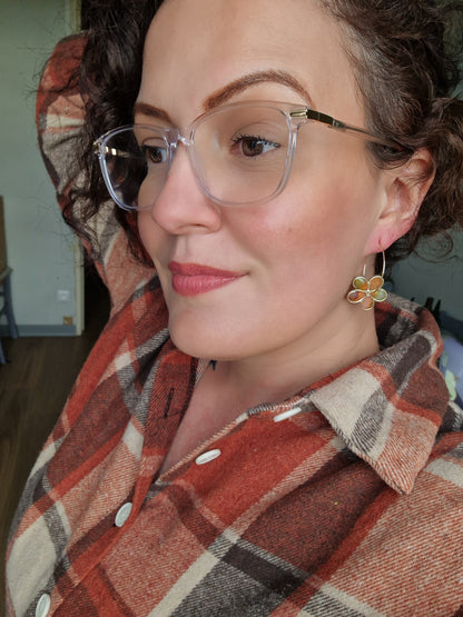 Boucles "Flora" 🌸