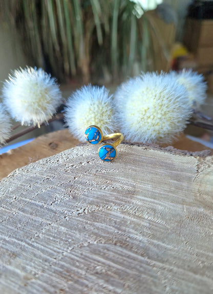 Bague ajustable "Turquoise 🩵"