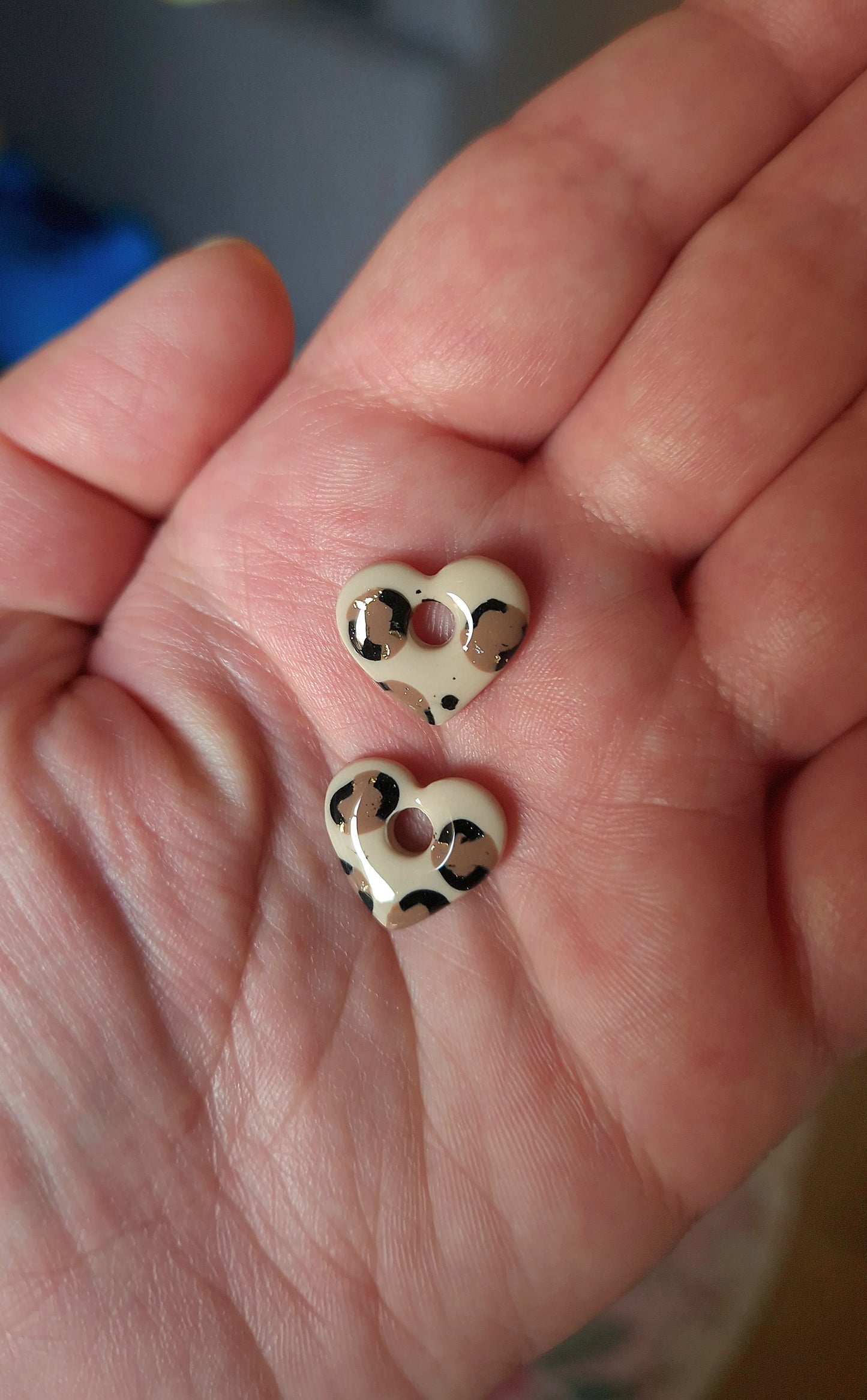 Minies pampilles léopard 🐆 (sans créoles) finition brillante.