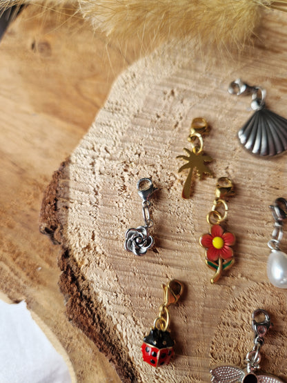 Charms breloque printemps / été 🐞🐝🐚🌸