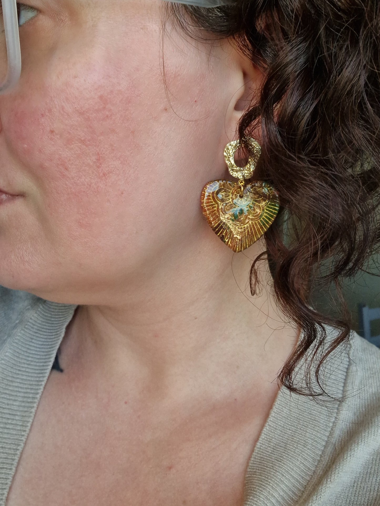 Les boucles "Coeur Mandala 🤎"