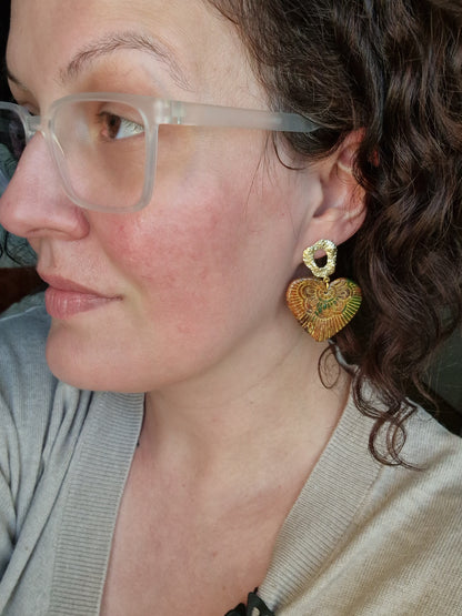 Les boucles "Coeur Mandala 🤎"