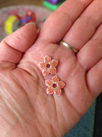 Pampilles "Fleurs de Noël" (sans créoles).