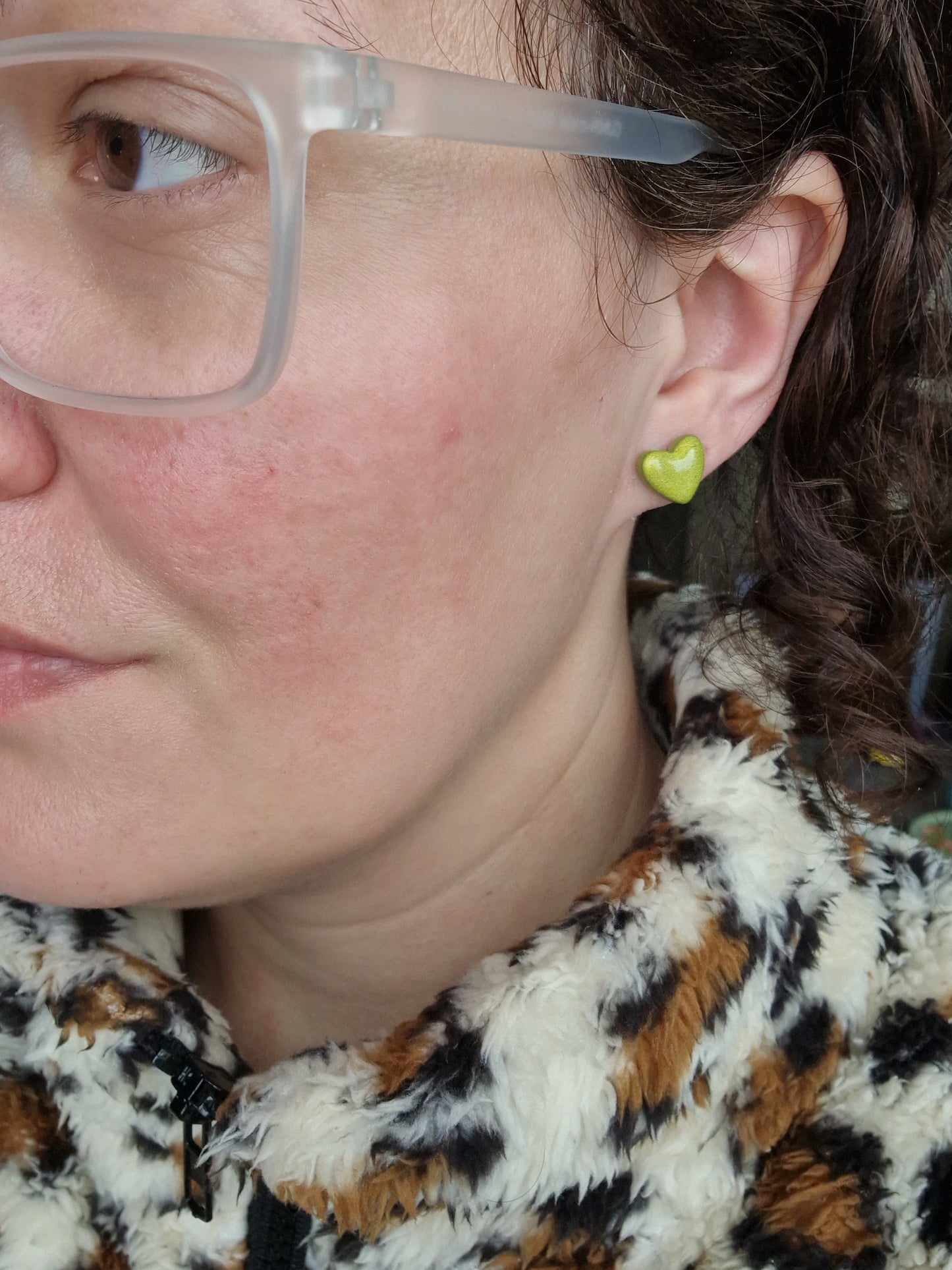 Puces d'oreilles Coeurs 💚