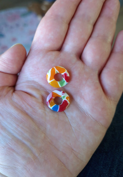 Minies Pampilles "Bonbons acidulés 🍭" (sans créoles) finitions brillante.
