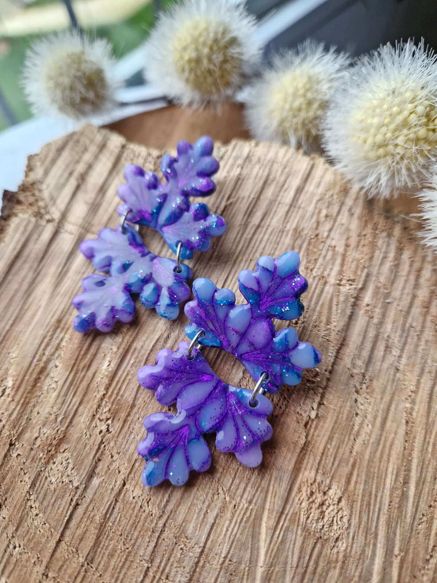 Boucles "Feuillage"