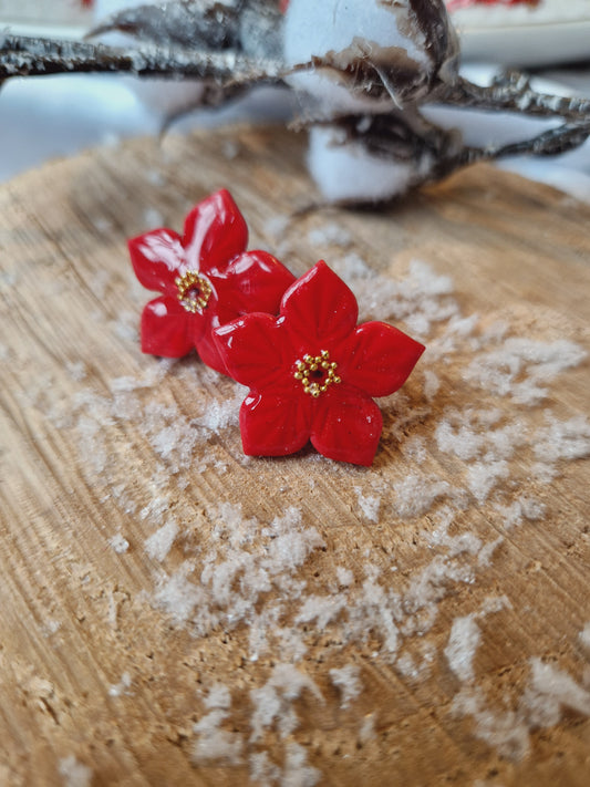 Puces moyennes "Fleurs de Noël"