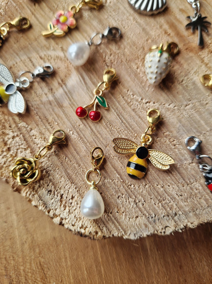Charms breloque printemps / été 🐞🐝🐚🌸